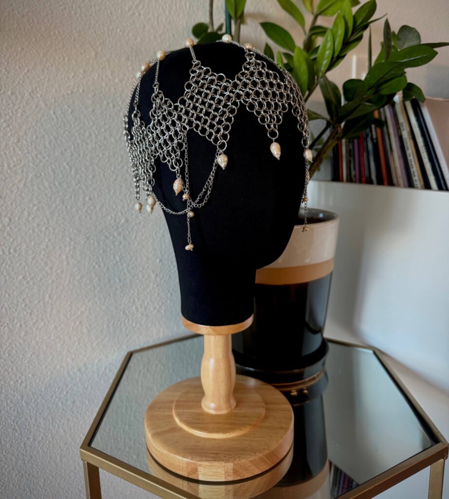 Diadem Crown - Handcrafted chainmail headpiece made with stainless steel