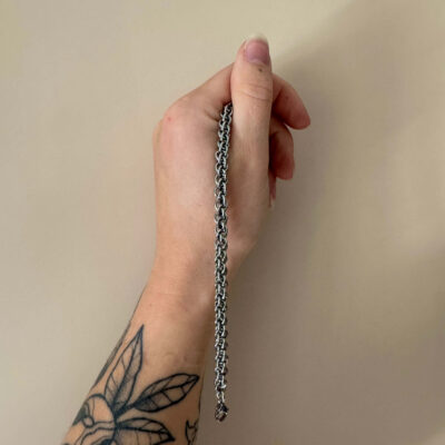 rue stainless steel chain bracelet classic minimal
