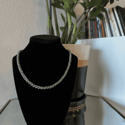 rue stainless steel chain necklace minimalist design