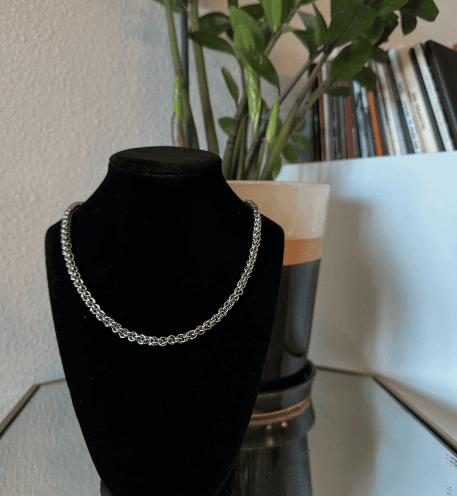 rue stainless steel chain necklace minimalist design