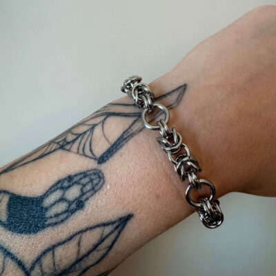 sloane chainail bracelet stainless steel refined deisgn