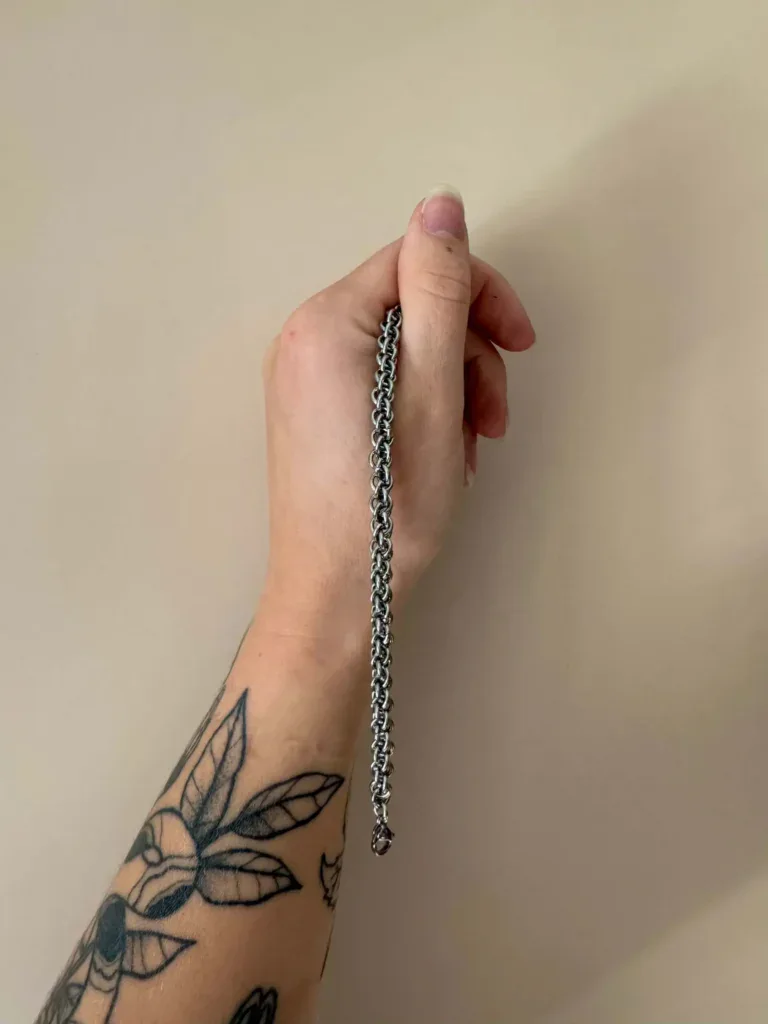 rue stainless steel chain bracelet classic minimal