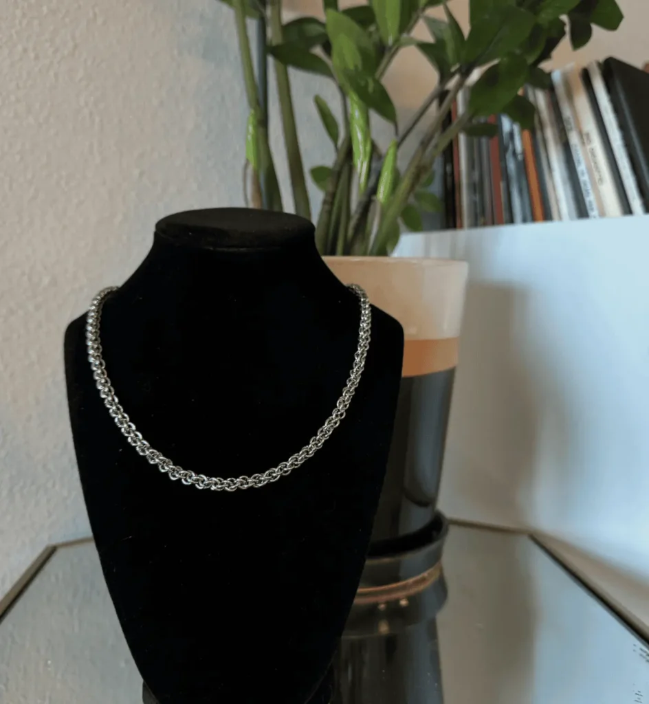 rue stainless steel chain necklace minimalist design main